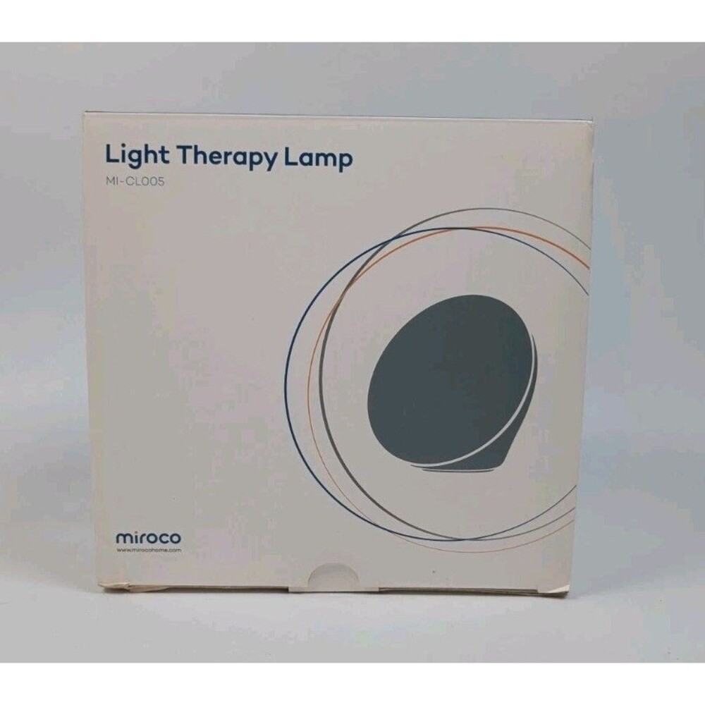 Miroco Light Therapy Lamp MI-CL005 SAD Mood Sun Adjustable Works NEW With Box